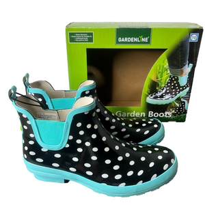 Gardenline Women's Teal and Black Boot Size 10 #B1301